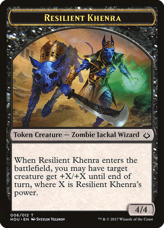 Resilient Khenra Token [Hour of Devastation Tokens] | Mega City Incorporated