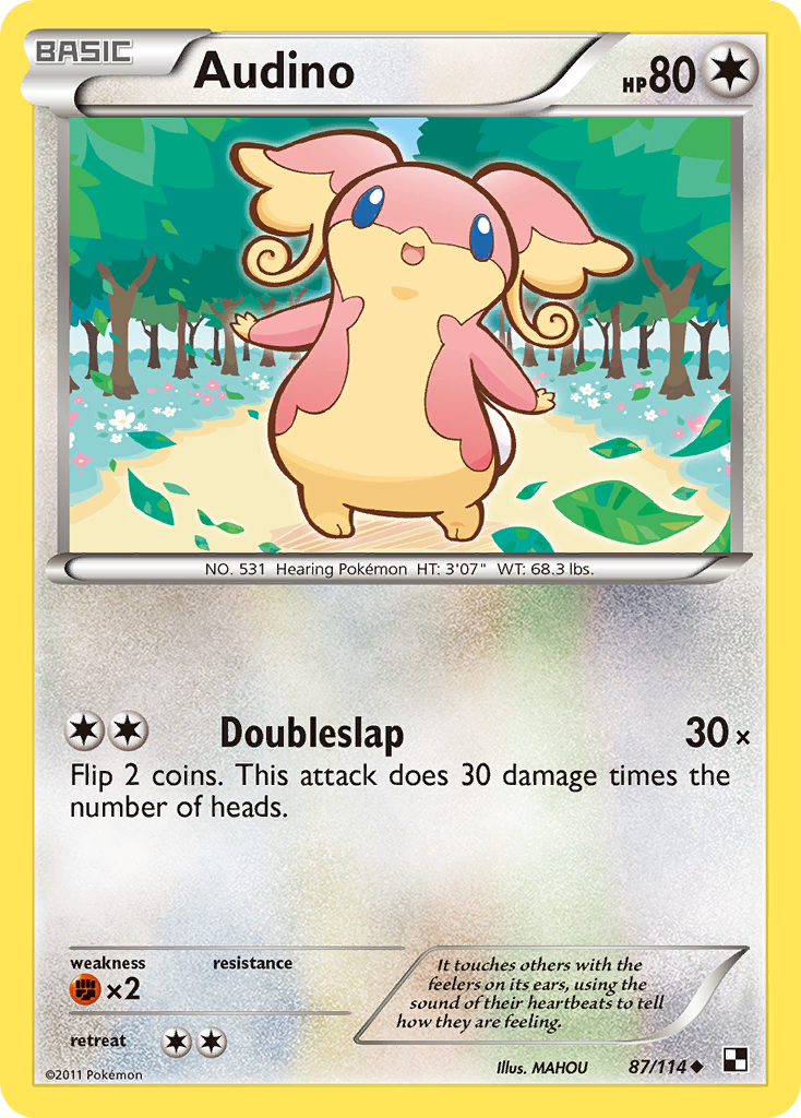 Audino (87/114) [Black & White: Base Set] | Mega City Incorporated