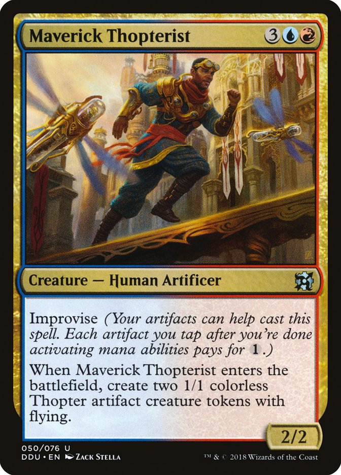 Maverick Thopterist [Duel Decks: Elves vs. Inventors] | Mega City Incorporated