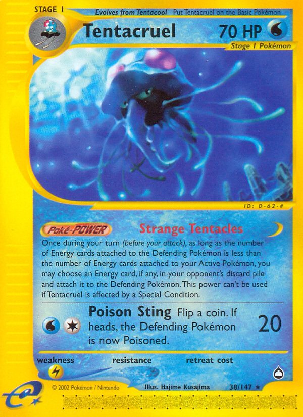 Tentacruel (38/147) [Aquapolis] | Mega City Incorporated