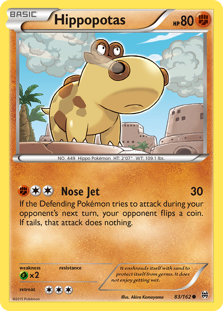 Hippopotas (83/162) [XY: BREAKthrough] | Mega City Incorporated