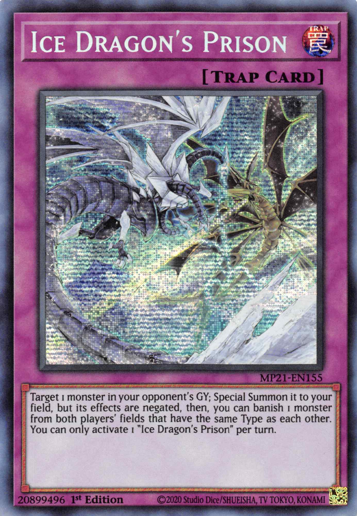 Ice Dragon's Prison [MP21-EN155] Prismatic Secret Rare | Mega City Incorporated