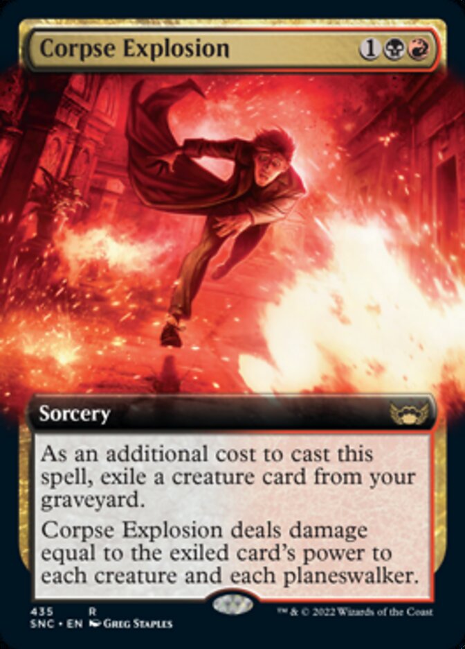 Corpse Explosion (Extended Art) [Streets of New Capenna] | Mega City Incorporated