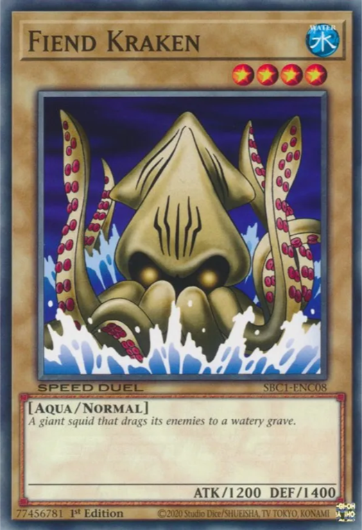 Fiend Kraken [SBC1-ENC08] Common | Mega City Incorporated