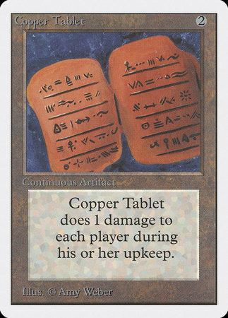 Copper Tablet [Unlimited Edition] | Mega City Incorporated