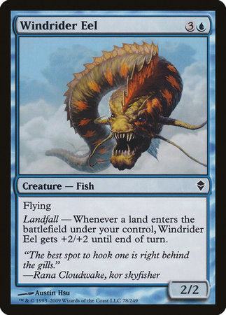 Windrider Eel [Zendikar] | Mega City Incorporated