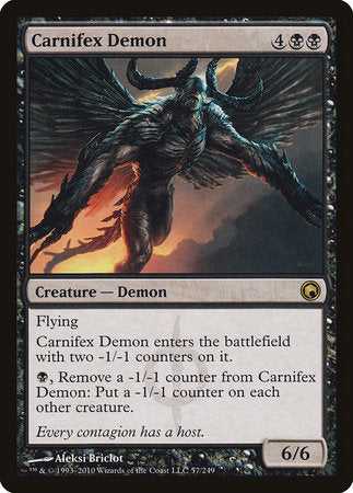 Carnifex Demon [Scars of Mirrodin] | Mega City Incorporated