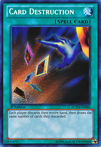 Card Destruction [LCYW-EN060] Secret Rare | Mega City Incorporated