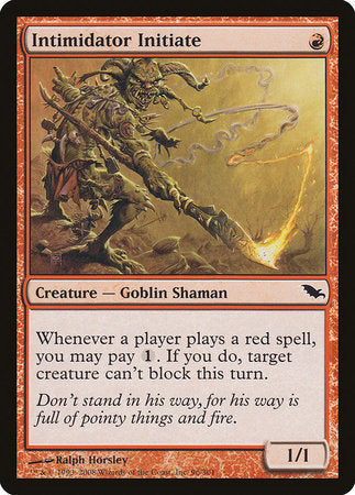 Intimidator Initiate [Shadowmoor] | Mega City Incorporated