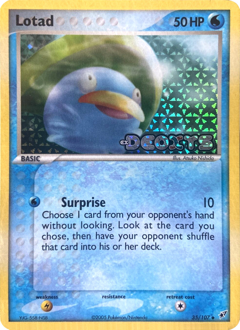 Lotad (35/107) (Stamped) [EX: Deoxys] | Mega City Incorporated