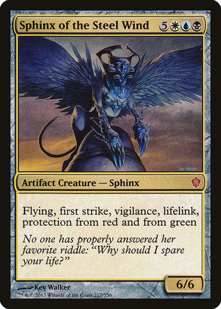 Sphinx of the Steel Wind [Commander 2013] | Mega City Incorporated