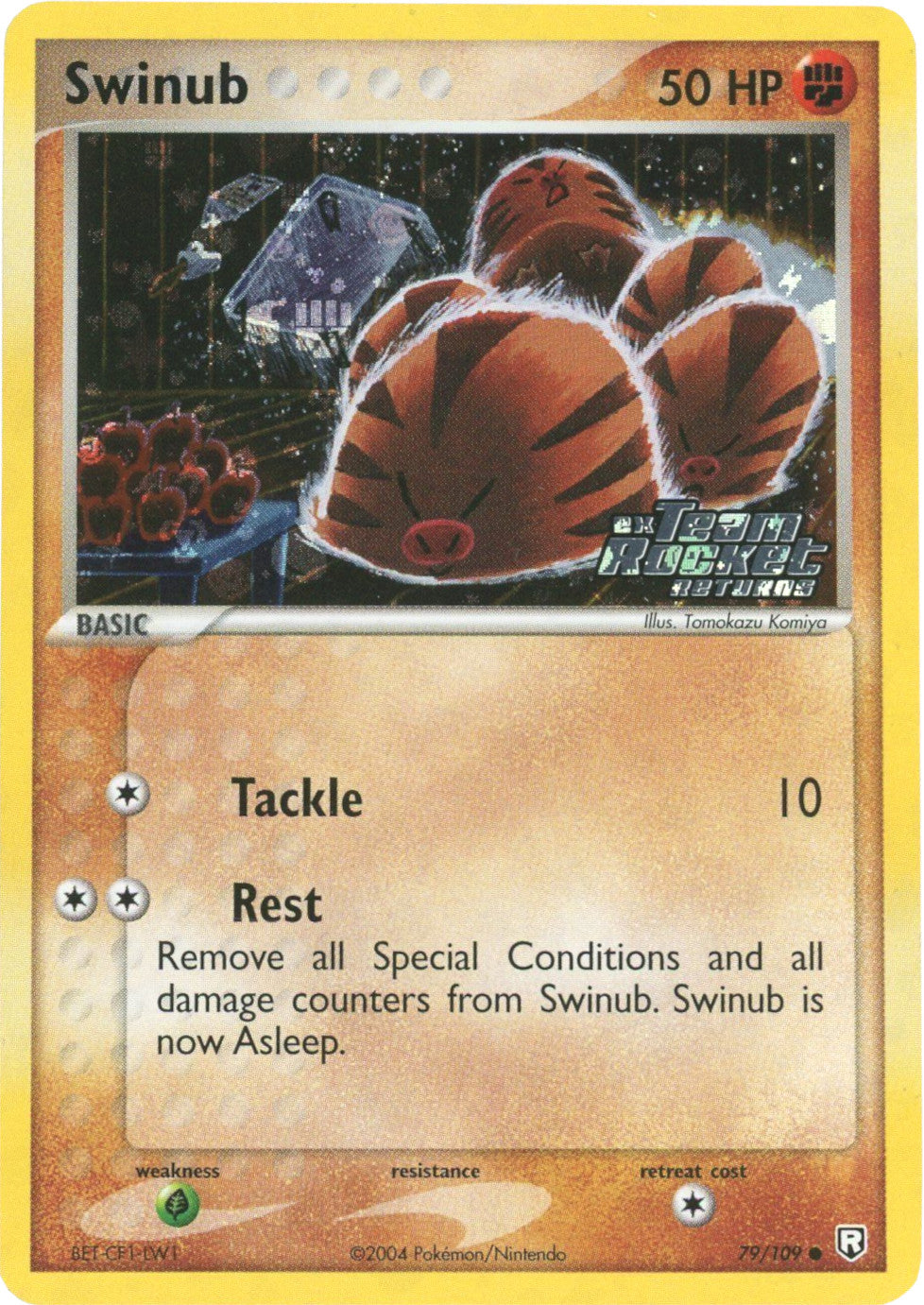 Swinub (79/109) (Stamped) [EX: Team Rocket Returns] | Mega City Incorporated