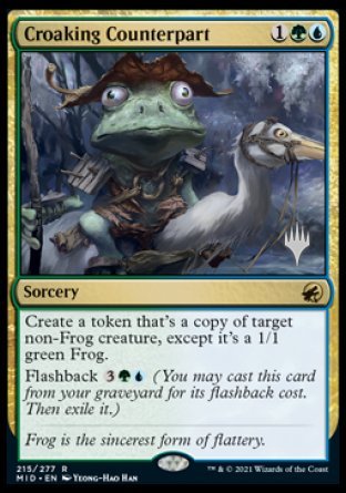 Croaking Counterpart (Promo Pack) [Innistrad: Midnight Hunt Promos] | Mega City Incorporated