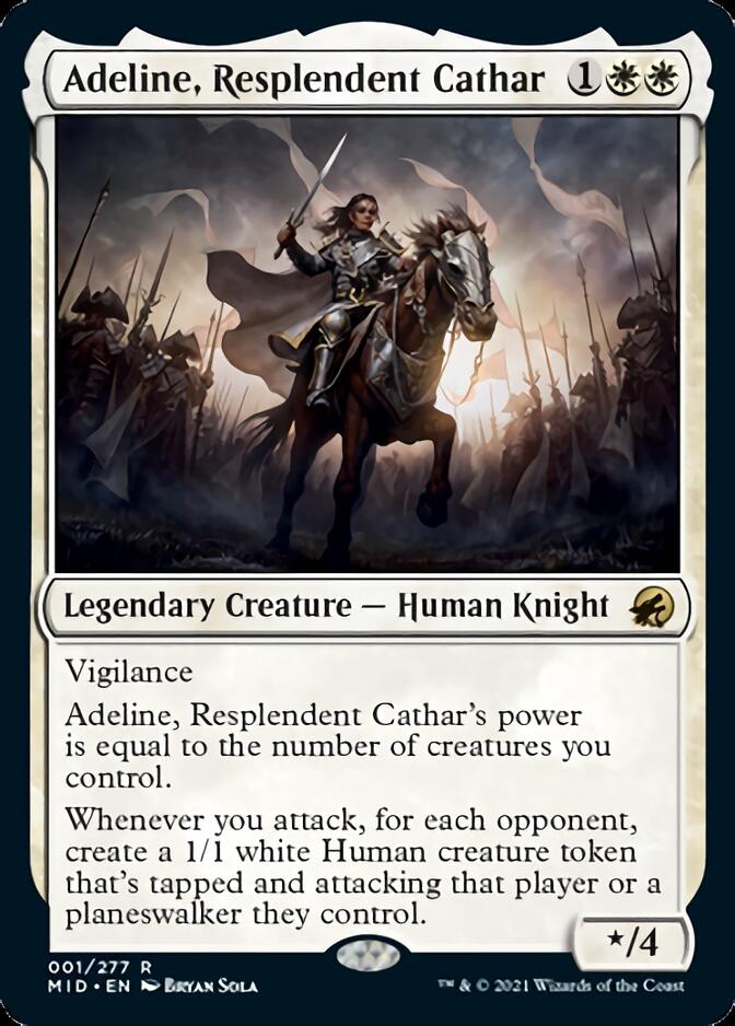 Adeline, Resplendent Cathar [Innistrad: Midnight Hunt] | Mega City Incorporated