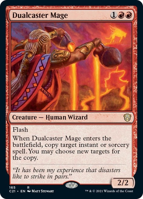 Dualcaster Mage [Commander 2021] | Mega City Incorporated