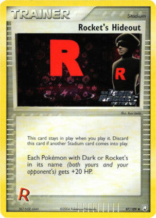 Rocket's Hideout (87/109) (Stamped) [EX: Team Rocket Returns] | Mega City Incorporated