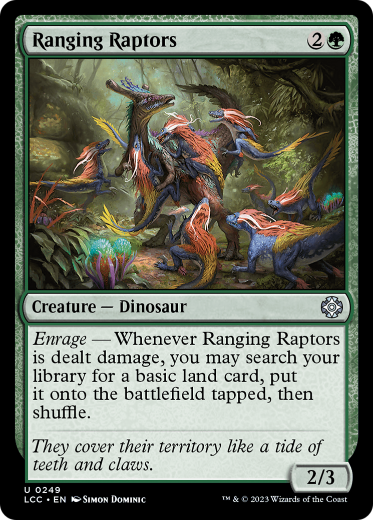 Ranging Raptors [The Lost Caverns of Ixalan Commander] | Mega City Incorporated