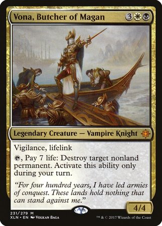 Vona, Butcher of Magan [Ixalan] | Mega City Incorporated