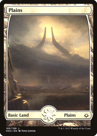 Plains (185) - Full Art [Hour of Devastation] | Mega City Incorporated