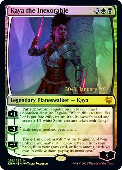 Kaya the Inexorable  [Kaldheim Prerelease Promos] | Mega City Incorporated