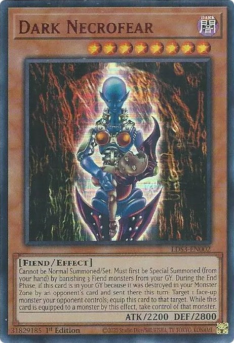 Dark Necrofear (Red) [LDS3-EN002] Ultra Rare | Mega City Incorporated