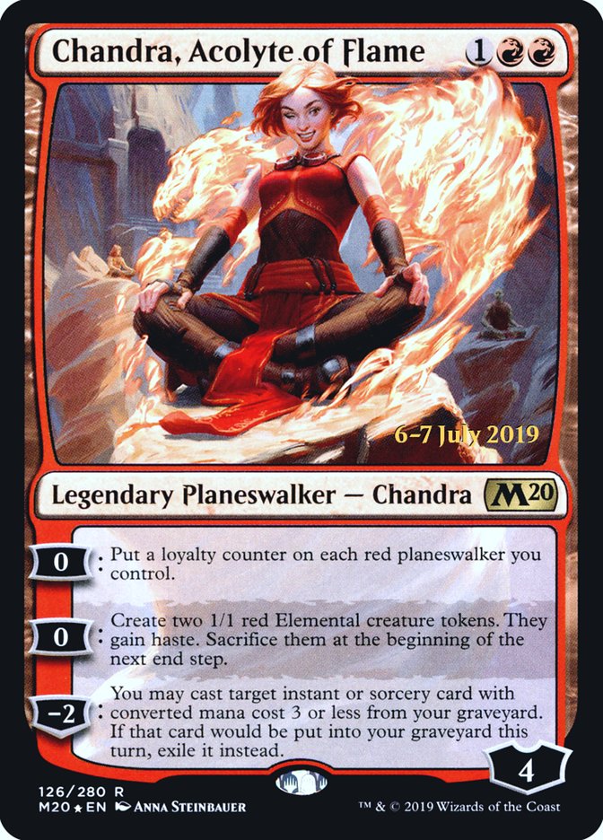 Chandra, Acolyte of Flame  [Core Set 2020 Prerelease Promos] | Mega City Incorporated