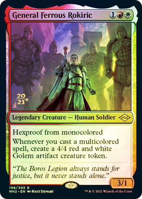 General Ferrous Rokiric [Modern Horizons 2 Prerelease Promos] | Mega City Incorporated