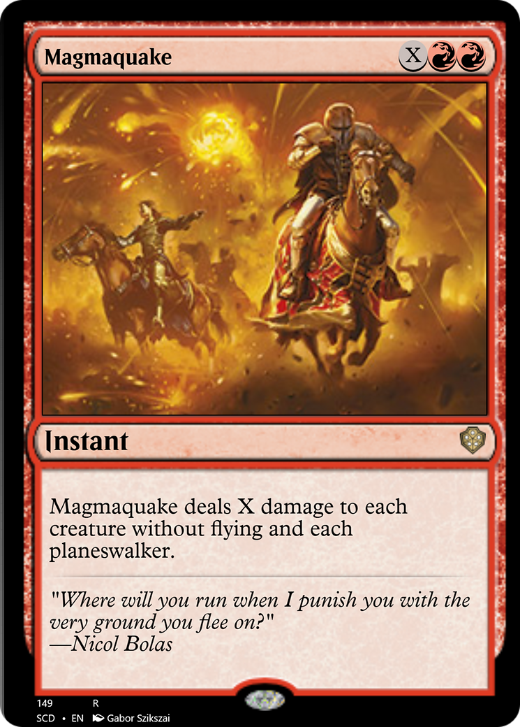 Magmaquake [Starter Commander Decks] | Mega City Incorporated