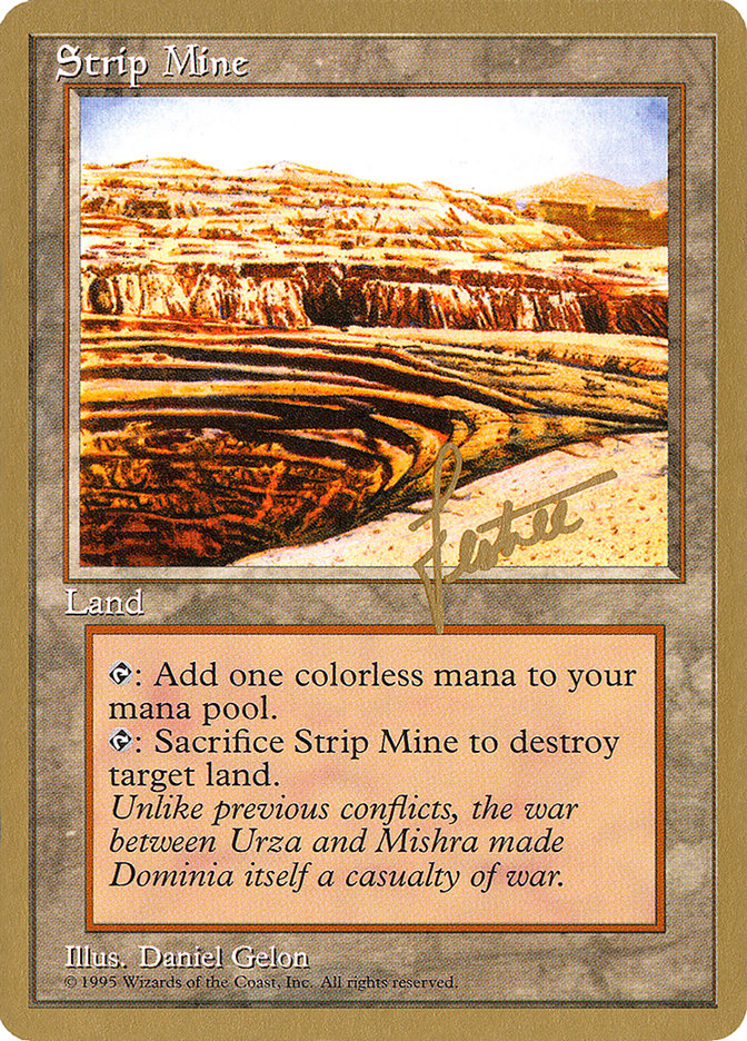 Strip Mine (Bertrand Lestree) [Pro Tour Collector Set] | Mega City Incorporated