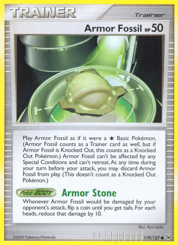 Armor Fossil (119/127) [Platinum: Base Set] | Mega City Incorporated