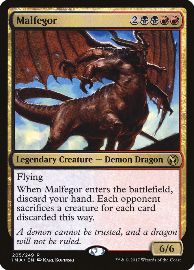 Malfegor [Iconic Masters] | Mega City Incorporated