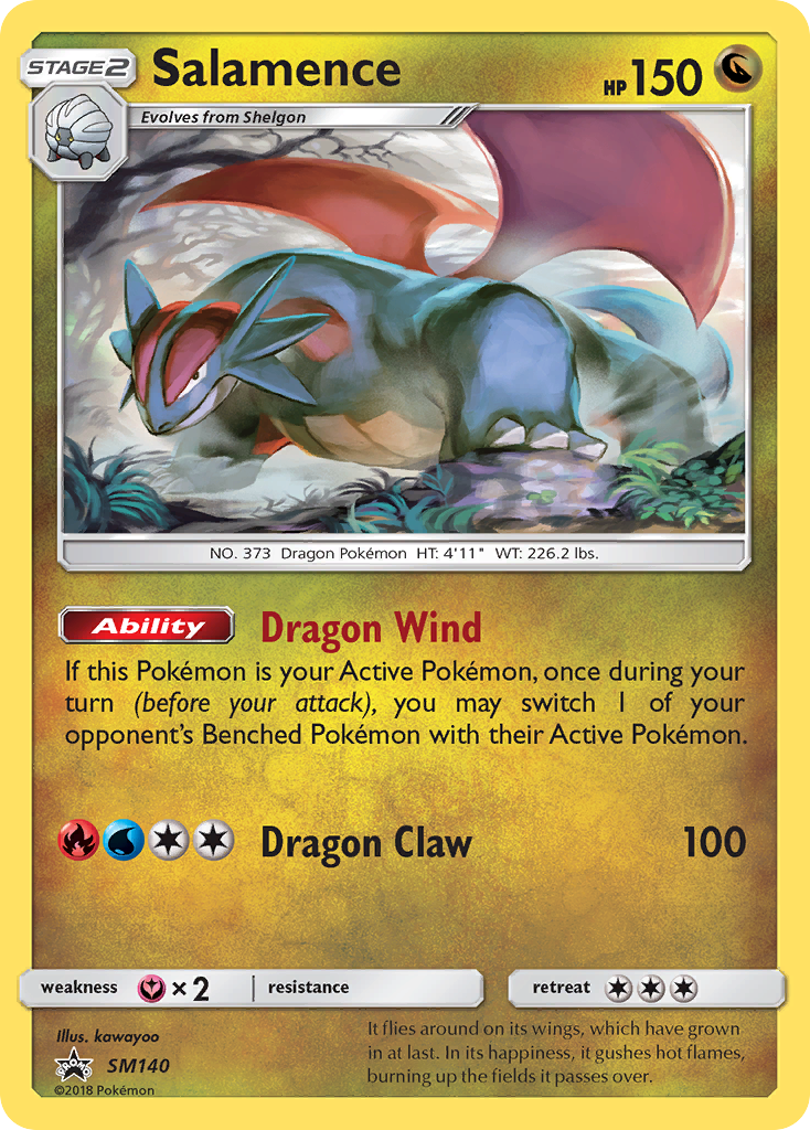 Salamence (SM140) [Sun & Moon: Black Star Promos] | Mega City Incorporated