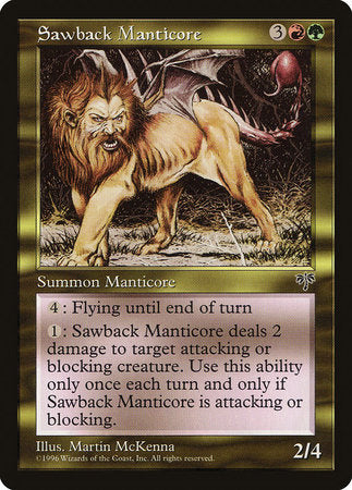 Sawback Manticore [Mirage] | Mega City Incorporated