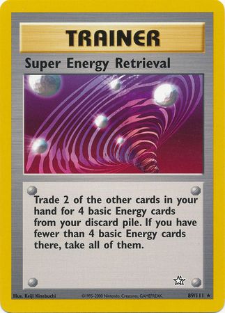 Super Energy Retrieval (89/111) [Neo Genesis Unlimited] | Mega City Incorporated