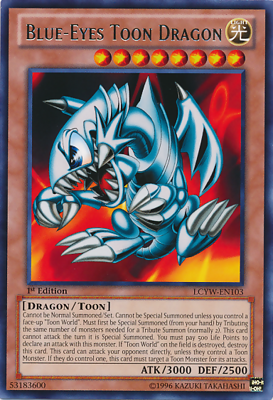 Blue-Eyes Toon Dragon [LCYW-EN103] Rare | Mega City Incorporated