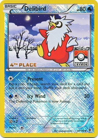 Delibird (38/149) (League Promo 4th Place) [Black & White: Boundaries Crossed] | Mega City Incorporated