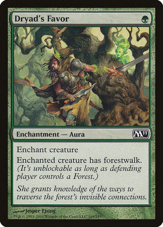 Dryad's Favor [Magic 2011] | Mega City Incorporated