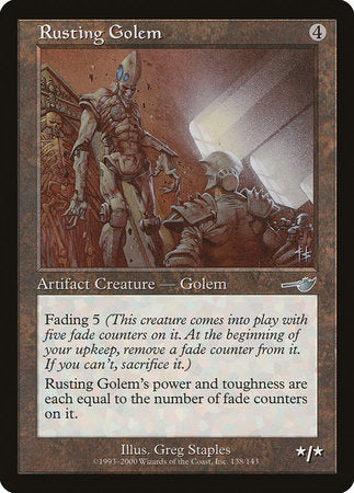 Rusting Golem [Nemesis] | Mega City Incorporated