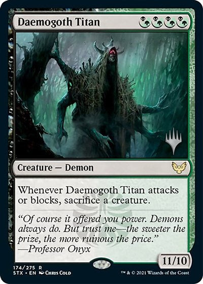 Daemogoth Titan (Promo Pack) [Strixhaven: School of Mages Promos] | Mega City Incorporated