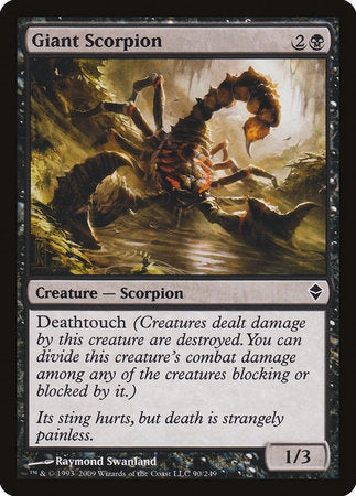 Giant Scorpion [Zendikar] | Mega City Incorporated