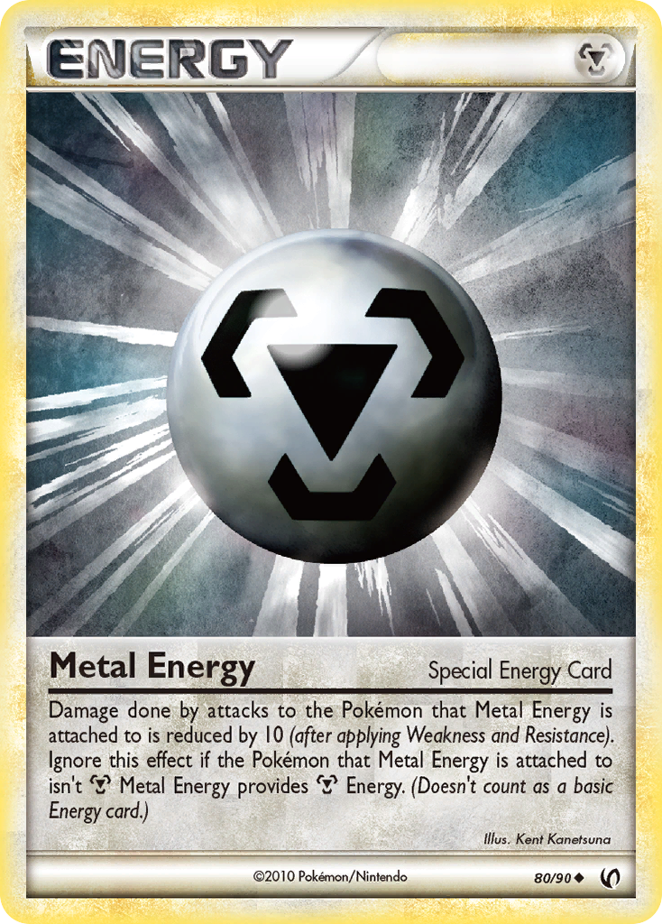 Metal Energy (80/90) [HeartGold & SoulSilver: Undaunted] | Mega City Incorporated