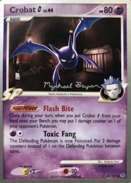 Crobat G LV.44 (47/127) (Happy Luck - Mychael Bryan) [World Championships 2010] | Mega City Incorporated