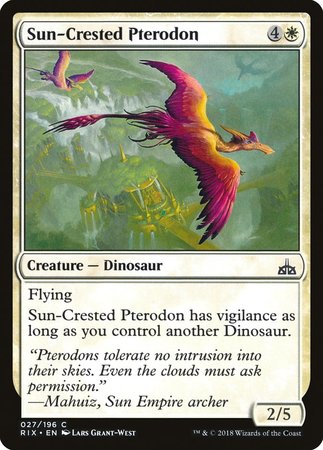 Sun-Crested Pterodon [Rivals of Ixalan] | Mega City Incorporated