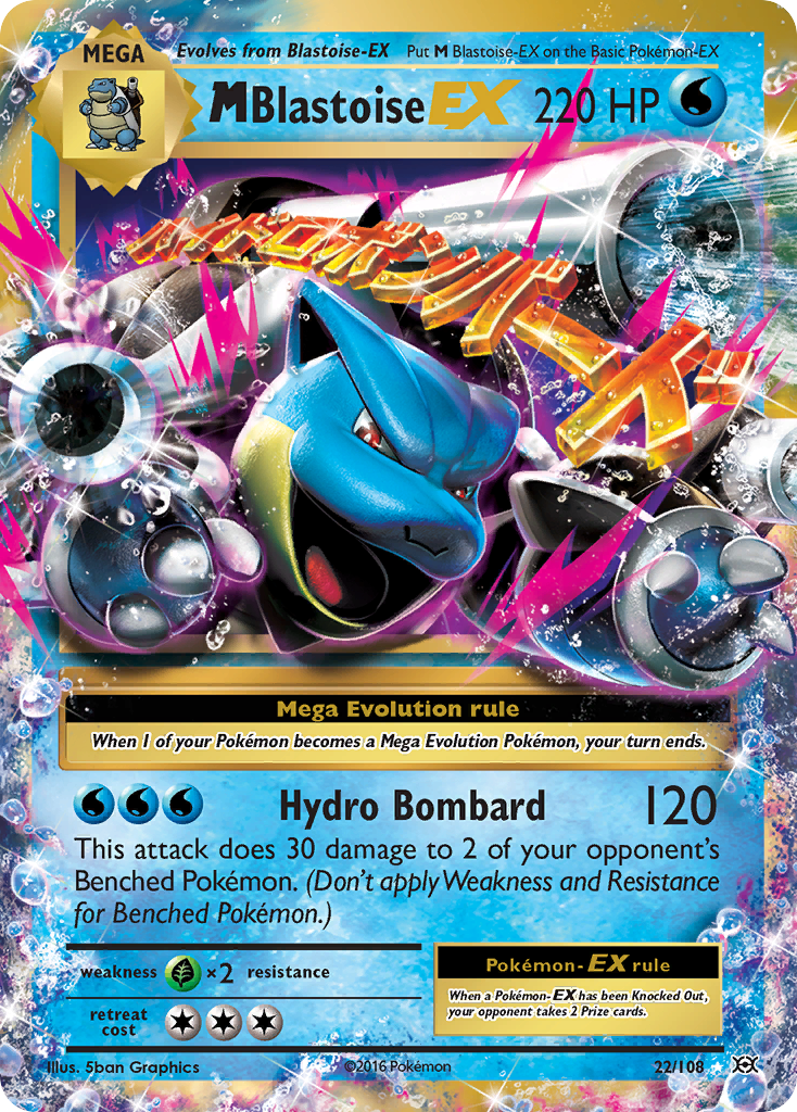 M Blastoise EX (22/108) [XY: Evolutions] | Mega City Incorporated