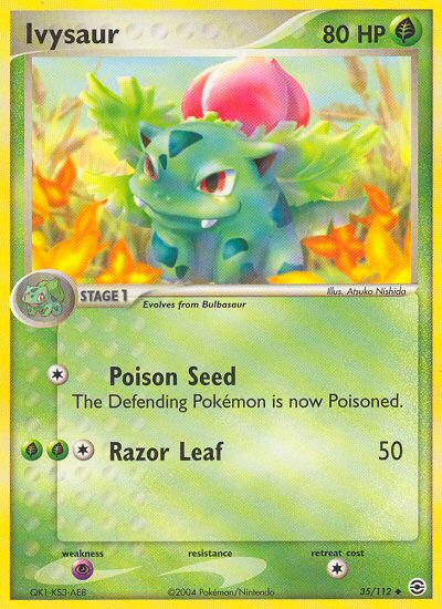 Ivysaur (35/112) [EX: FireRed & LeafGreen] | Mega City Incorporated