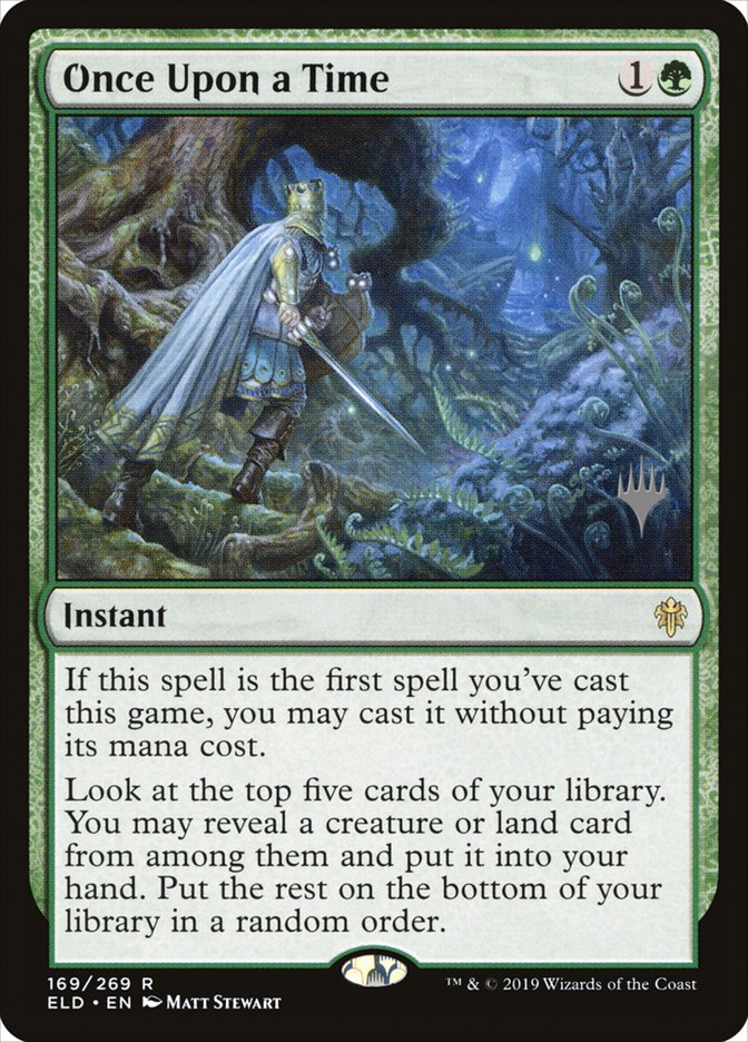 Once Upon a Time (Promo Pack) [Throne of Eldraine Promos] | Mega City Incorporated