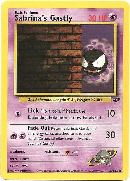 Sabrina's Gastly (96/132) [Gym Challenge Unlimited] | Mega City Incorporated