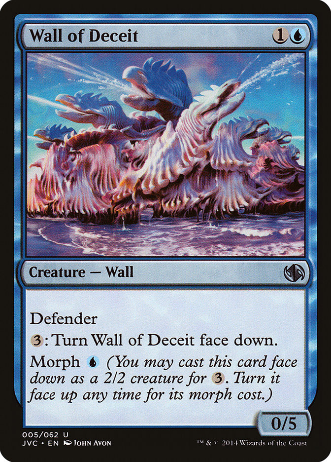 Wall of Deceit [Duel Decks Anthology] | Mega City Incorporated