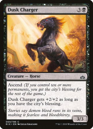 Dusk Charger [Rivals of Ixalan] | Mega City Incorporated