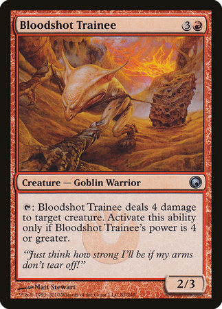 Bloodshot Trainee [Scars of Mirrodin] | Mega City Incorporated